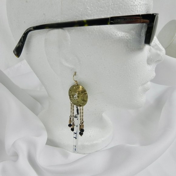 Dangling Boho Dream Catcher Inspired Earrings - Picture 10 of 10